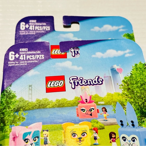 LEGO Friends 41662 & 41663 Emma’s Dalmatian Cube Building Kit Puppy RETIRED NEW - Picture 6 of 14